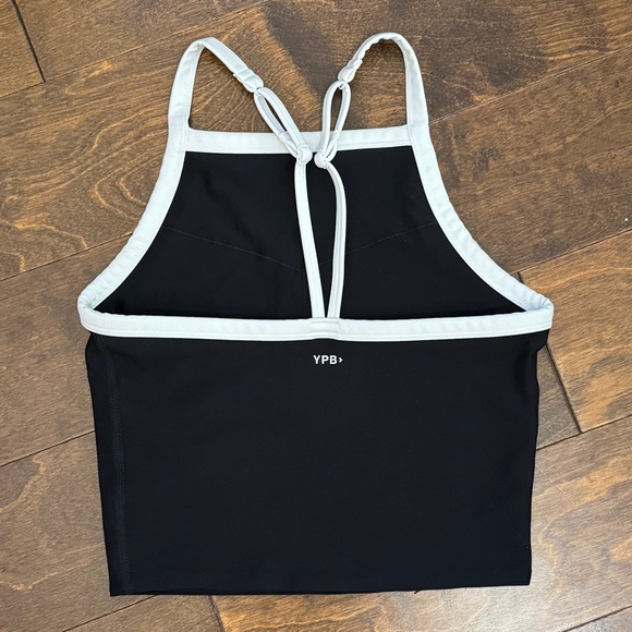 Abercrombie & Fitch YPB sculptLUX Apron Tank Top size Small Cropped Y2K Athletic - Picture 2 of 4